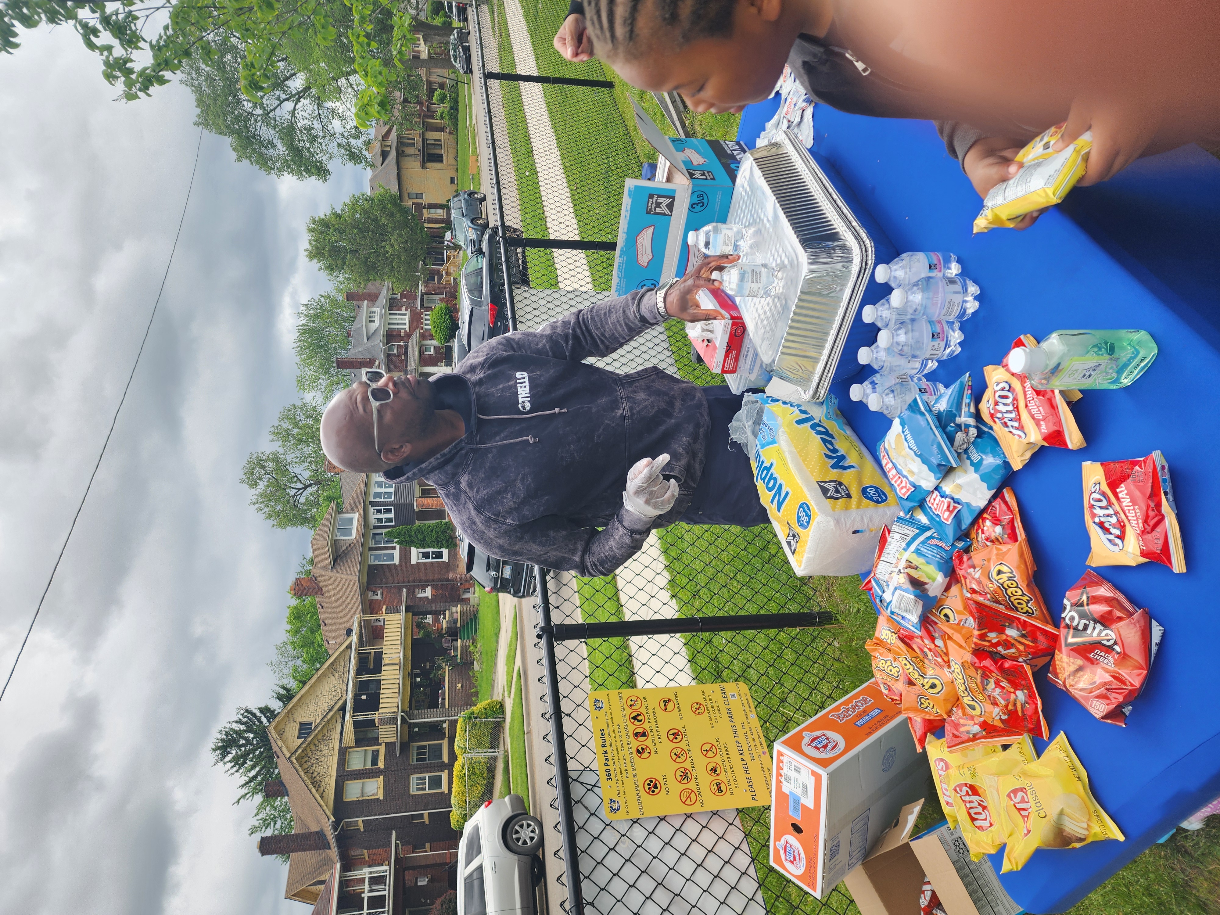 George Adams in the community